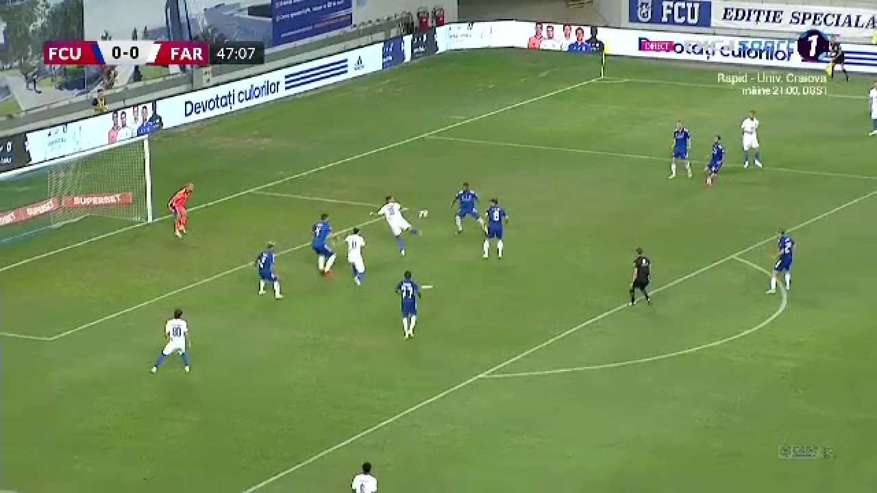 FCU Craiova - Farul Constanța 1-1 | Adrian Petre îl salvează pe Hagi și obține un punct pentru Farul _13