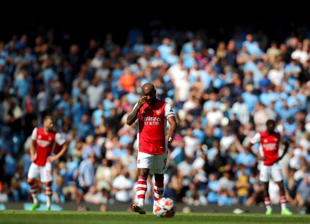Arsenal, umilită de Manchester City! Elevii lui Pep îi trimit pe 
