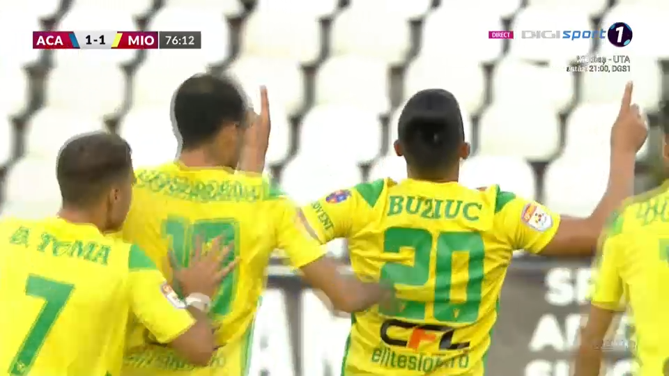 Academica - CS Mioveni 1-1 | Echipa lui Pelici trece peste FCSB în clasamentul Ligii 1 după egalul de la Clinceni_12
