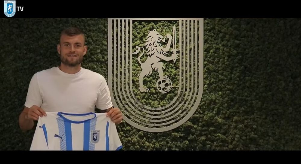 Alex Crețu, prezentat oficial la Universitatea Craiova! Care sunt detaliile contractului&nbsp;