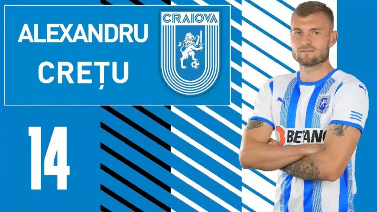 Alex Crețu, prezentat oficial la Universitatea Craiova! Care sunt detaliile contractului _4
