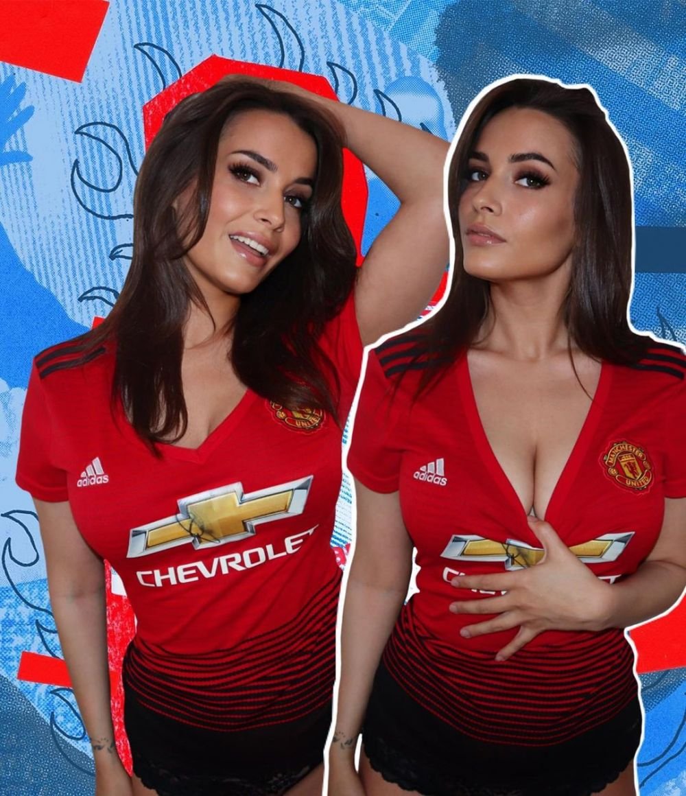 Ea este cea mai bucuroasă de transferul lui Ronaldo! Modelul obsedat de United promite să posteze doar poze sexy  _23