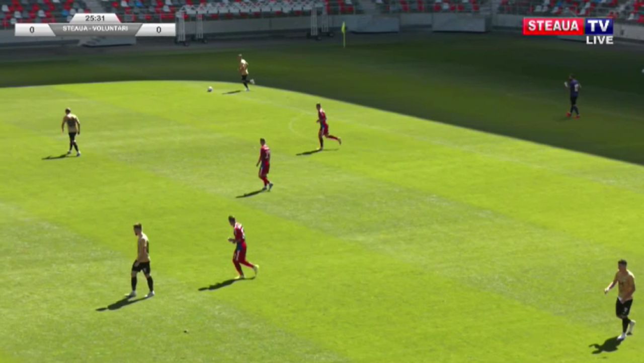 CSA Steaua, primul test serios în fața unei echipe din Liga 1. Ce s-a întâmplat în partida cu FC Voluntari _1