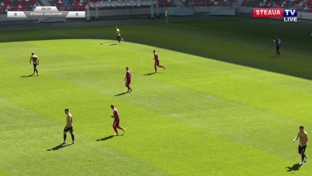 CSA Steaua, primul test serios în fața unei echipe din Liga 1. Ce s-a întâmplat în partida cu FC Voluntari _1