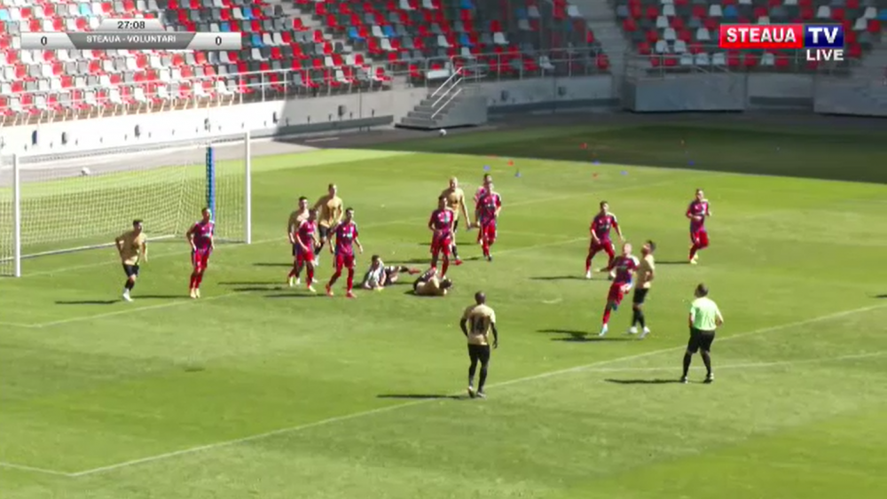 CSA Steaua, primul test serios în fața unei echipe din Liga 1. Ce s-a întâmplat în partida cu FC Voluntari _4