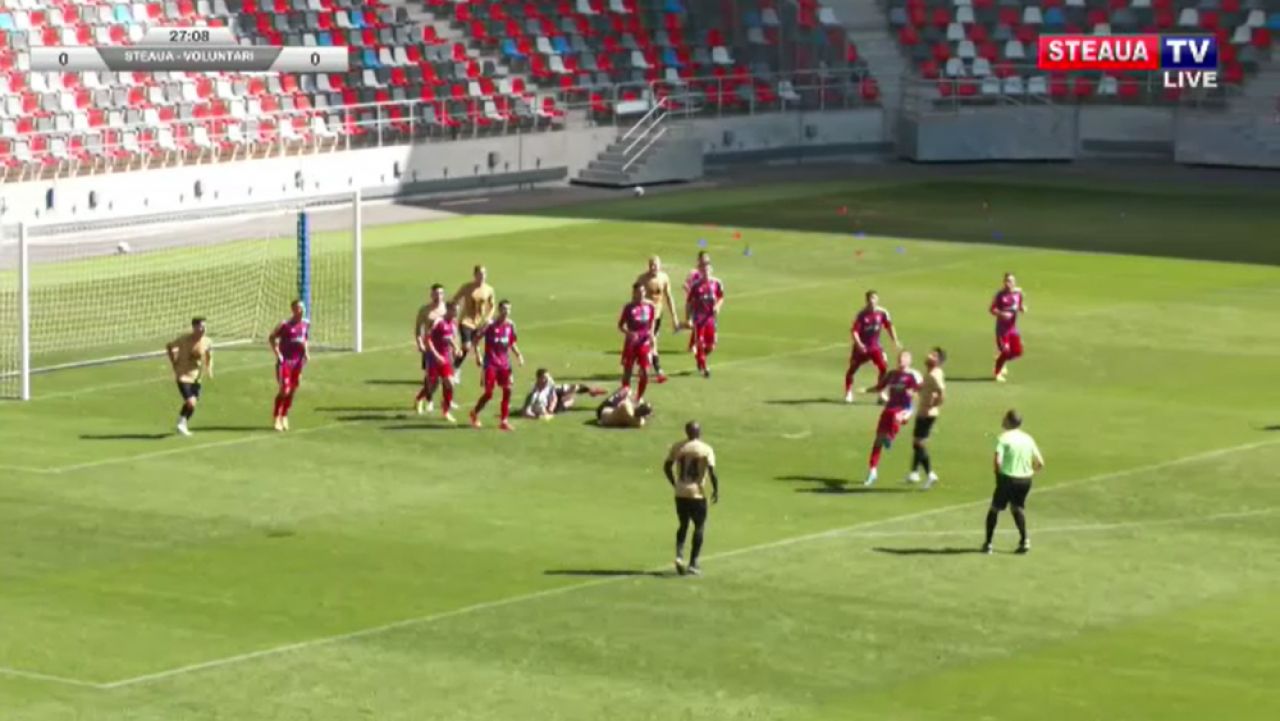 CSA Steaua, primul test serios în fața unei echipe din Liga 1. Ce s-a întâmplat în partida cu FC Voluntari _4