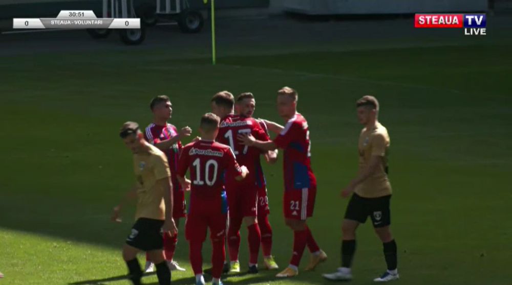 CSA Steaua, primul test serios în fața unei echipe din Liga 1. Ce s-a întâmplat în partida cu FC Voluntari _5
