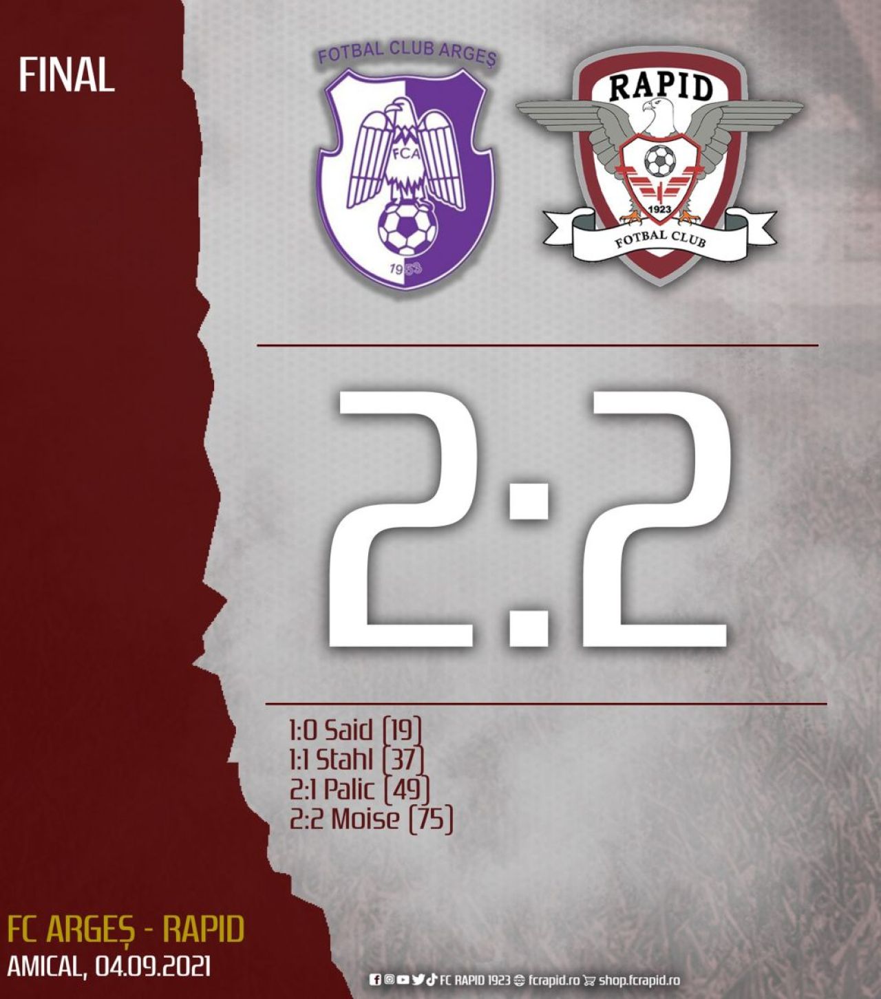 Stahl, debut cu stil pentru Rapid. Cum s-a terminat meciul-test al giuleștenilor cu FC Argeș _1