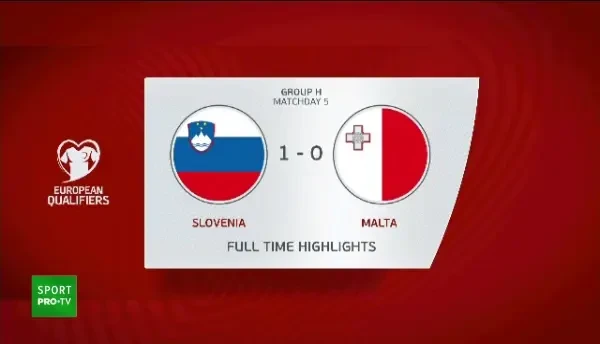 Slovenia - Malta 1-0