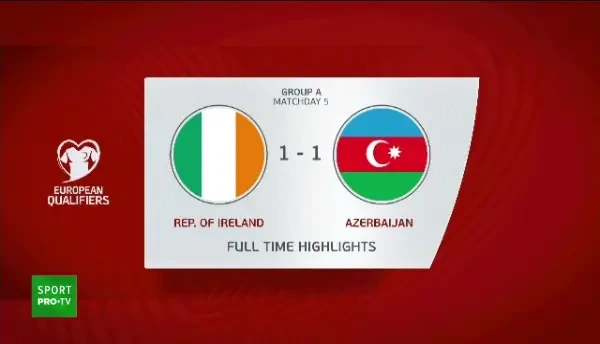 Irlanda - Azerbaijan 1-1