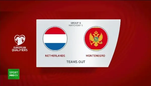 Țările de Jos - Muntenegru 4-0