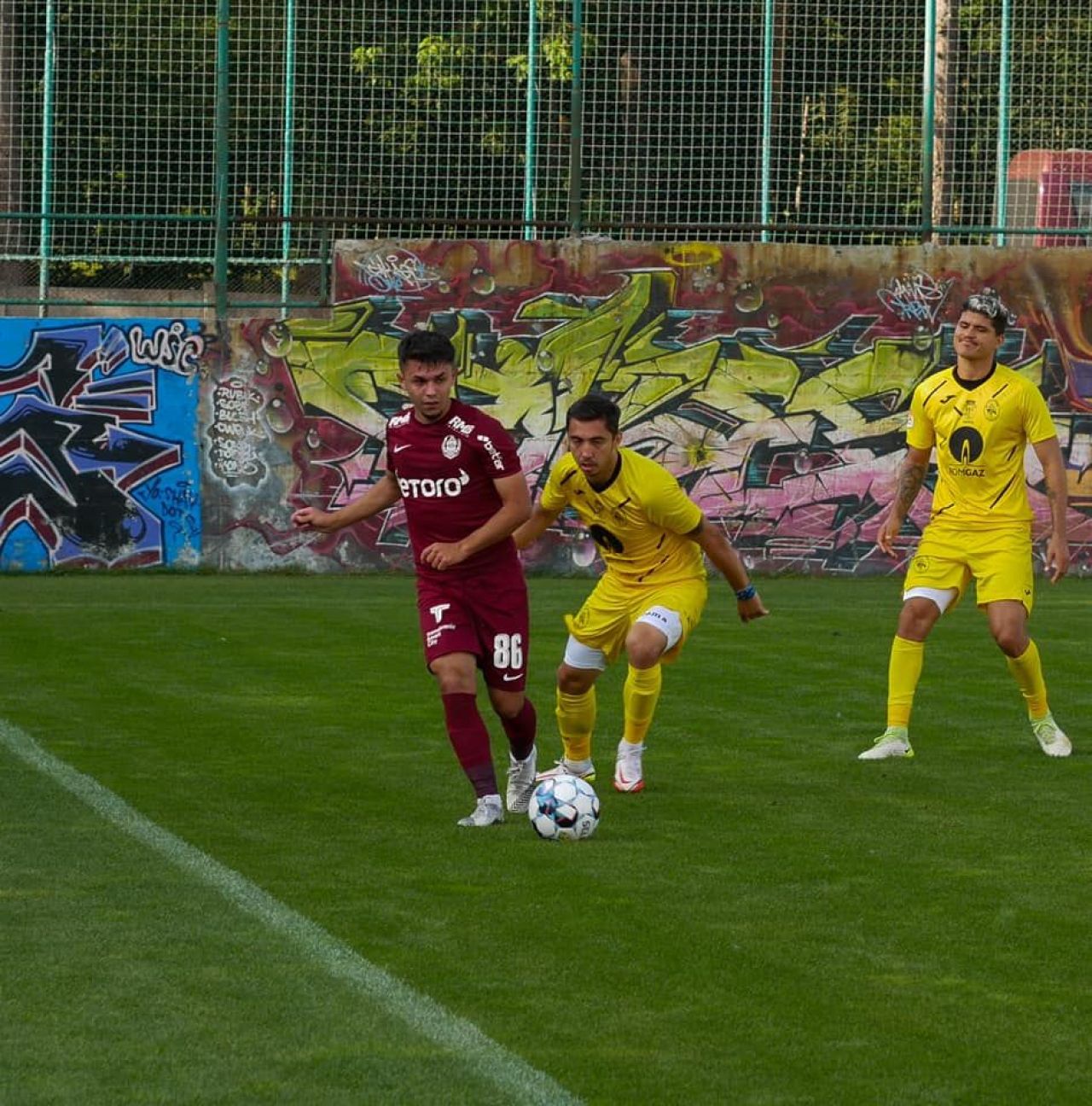 CFR, spectacol în primul meci condus de Dan Petrescu! Clujenii au făcut scor cu Gaz Metan _5