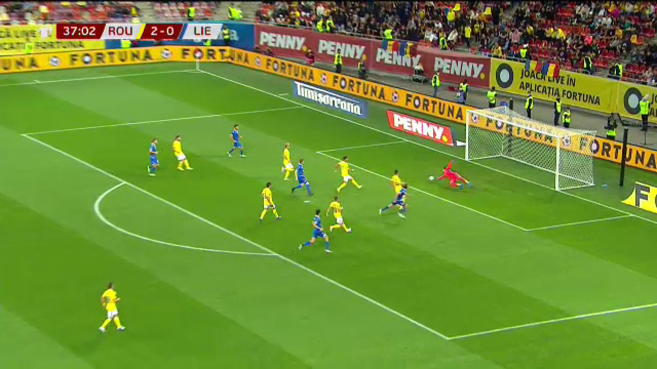 România - Liechtenstein 2-0 | Tricolorii obțin victoria care ne dă speranță că putem ajunge la Campionatul Mondial _23
