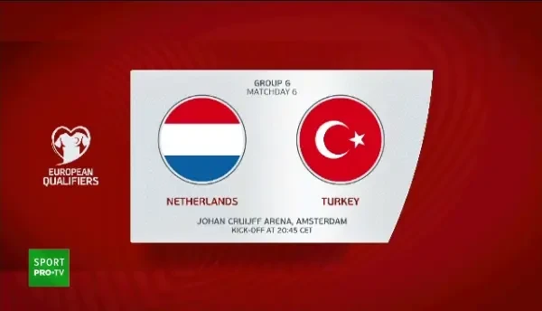 Olanda - Turcia 6-1