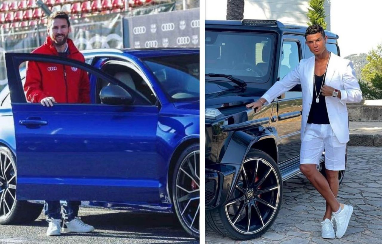 Messi și Ronaldo se bat și în mașini de lux! Dar cei doi sunt mici copii pe lângă Ion Țiriac_1