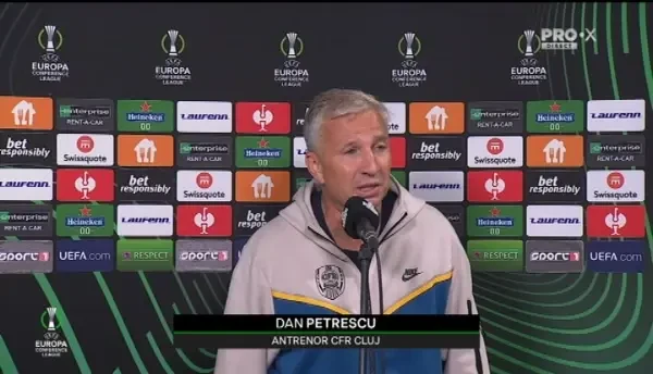 „Dacă nu rămâneam în 10, nu îl scoteam pe Culio” Dan Petrescu se declară ghinionist după eșecul cu Jablonec