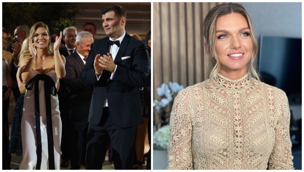 Simona Halep a ales două ținute spectaculoase la cununia civilă. Cât au costat rochiile cu care a impresionat _19