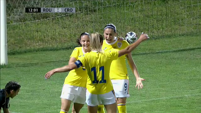 Rom&acirc;nia a &icirc;nceput &rdquo;cu dreptul&rdquo; campania de calificare la Mondialul de fotbal feminin! Victorie cu Croația