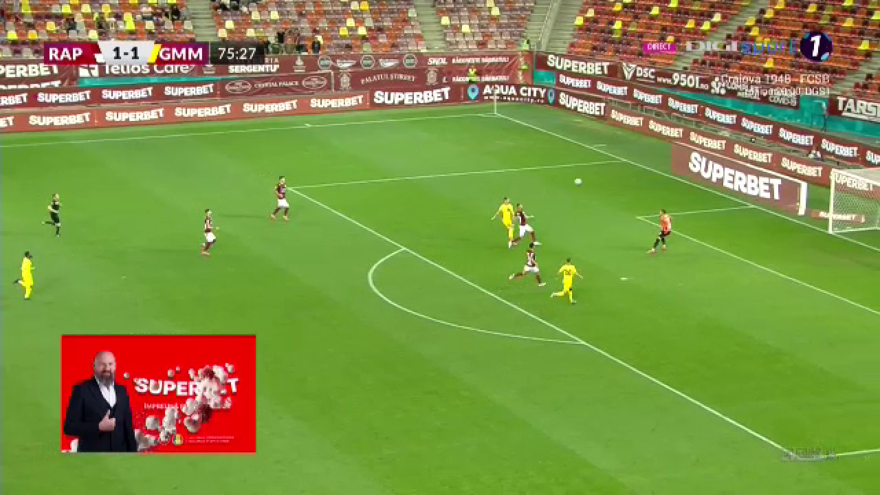 Rapid - Gaz Metan 1-2. Giuleștenii, al treilea meci la rând fără victorie în Liga 1_6