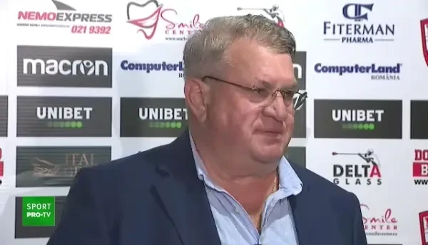 "Am fi meritat să egalăm". Iuliu Mureșan, optimist despre jocul arătat de Dinamo. Ce a declarat despre Dario Bonetti