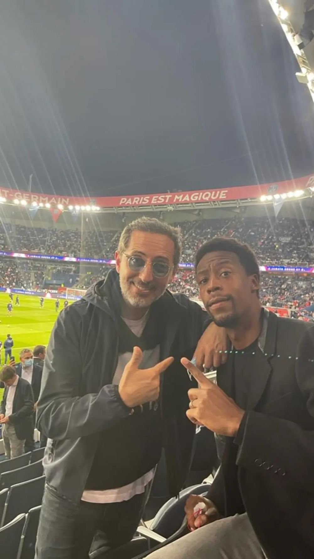 Svitolina și Monfis, suporteri de lux pe Parc des Princes. Cei doi jucători de tenis au urmărit debutul lui Messi pe teren propriu_3