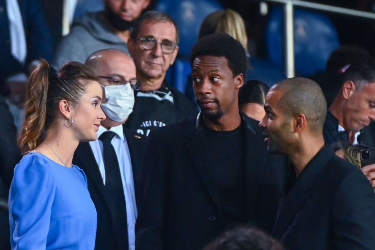 Svitolina și Monfis, suporteri de lux pe Parc des Princes. Cei doi jucători de tenis au urmărit debutul lui Messi pe teren propriu_7