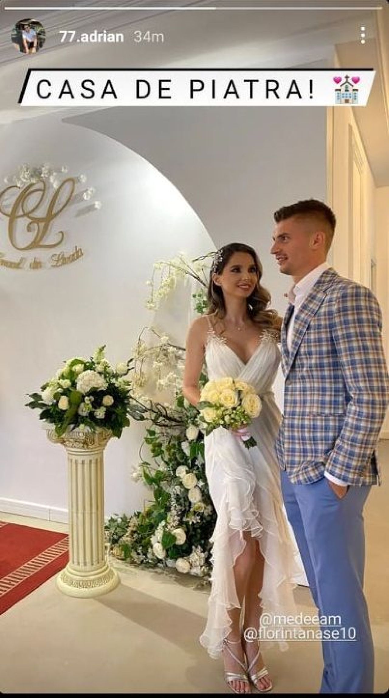 Florin Tănase s-a căsătorit cu Medeea Turcescu! Soția căpitanului de la FCSB, strălucitoare! _3