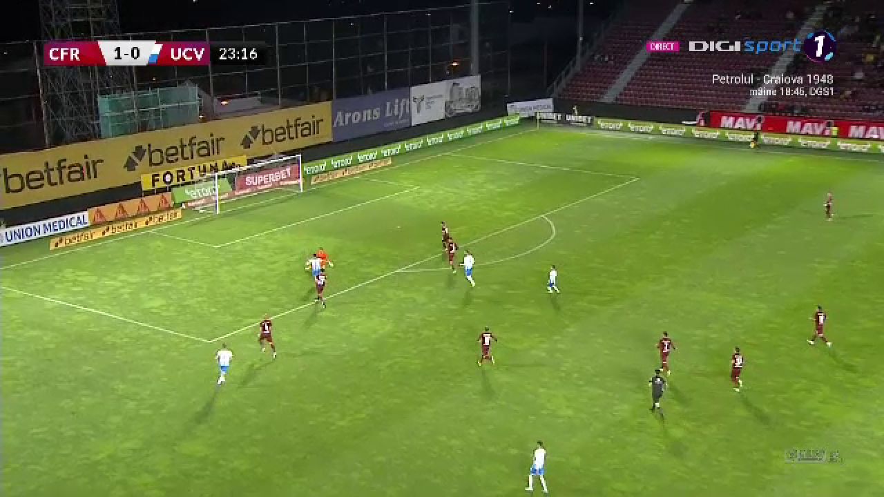 CFR Cluj - Universitatea Craiova 1-0 | Burcă îi aduce prima victorie lui Petrescu de la revenirea în Gruia _8