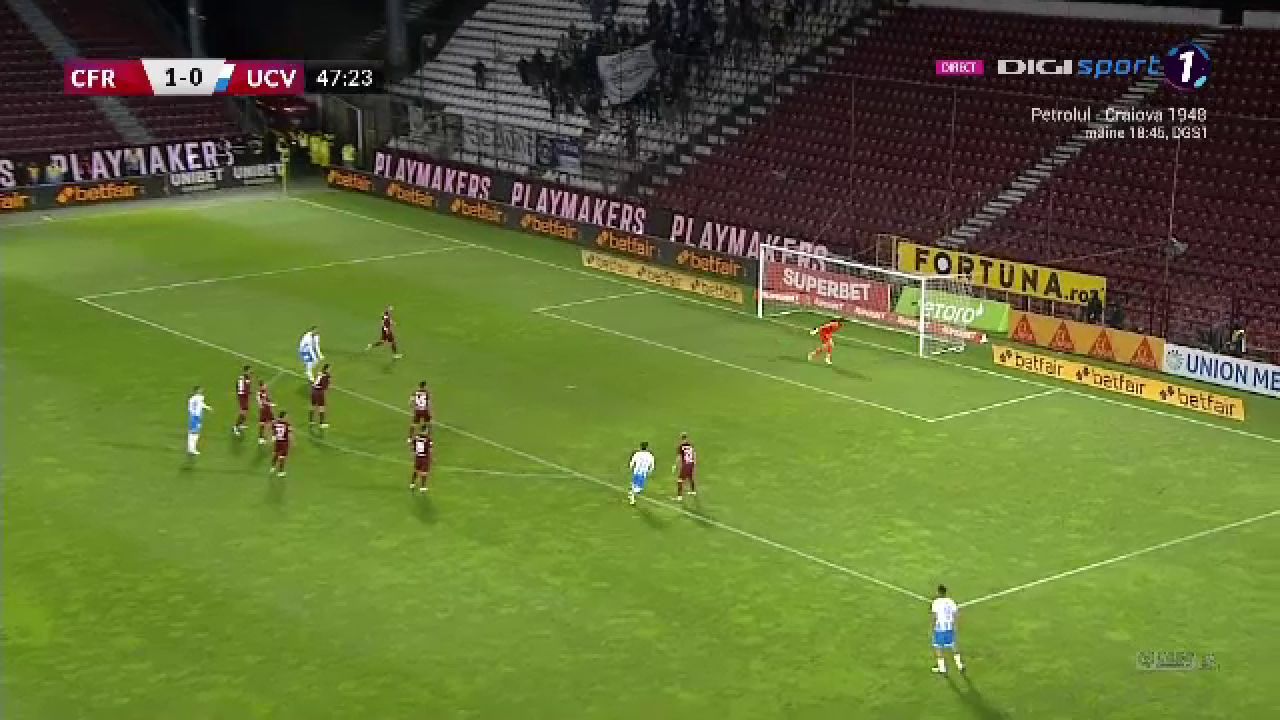 CFR Cluj - Universitatea Craiova 1-0 | Burcă îi aduce prima victorie lui Petrescu de la revenirea în Gruia _13