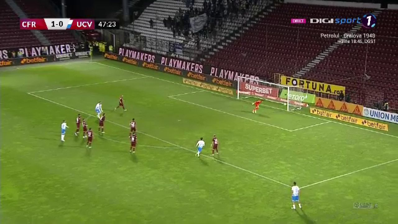 CFR Cluj - Universitatea Craiova 1-0 | Burcă îi aduce prima victorie lui Petrescu de la revenirea în Gruia _14