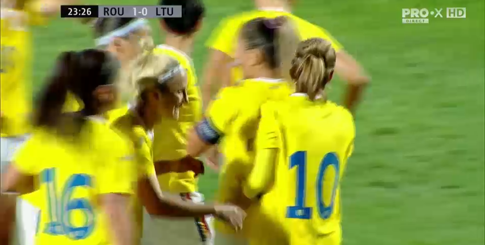 Naționala feminină de fotbal, victorie la scor în fața Lituaniei! România are maximum de puncte în lupta către Cupa Mondială _4