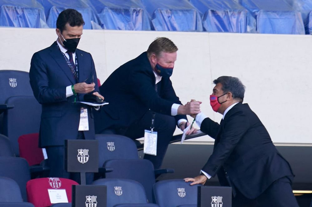 Joan Laporta, avertisment pentru Koeman: &bdquo;Vom lua orice decizie este nevoie! Antrenorii sunt condiționați de rezultate&rdquo;