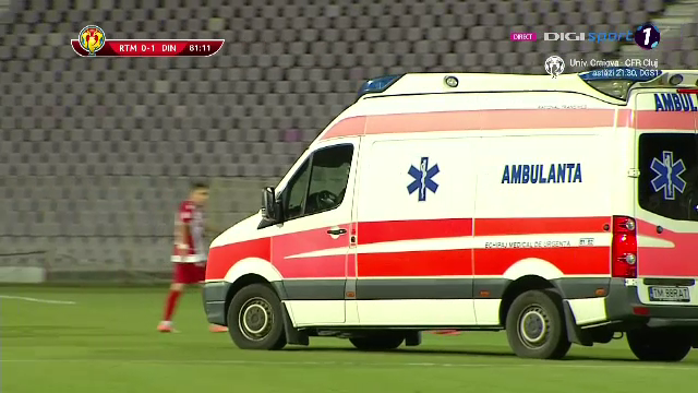 Momente de panică la Timișoara! Matei, doborât de Coulibaly, a avut nevoie de intervenția ambulanței _18