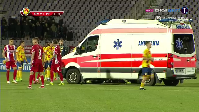 Momente de panică la Timișoara! Matei, doborât de Coulibaly, a avut nevoie de intervenția ambulanței _19