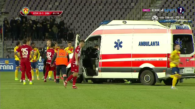 Momente de panică la Timișoara! Matei, doborât de Coulibaly, a avut nevoie de intervenția ambulanței _20