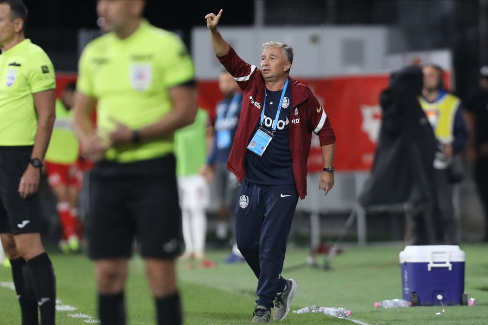 Dan Petrescu i-a furat autobaza lui C&acirc;rțu. CFR Cluj a &icirc;ncheiat meciul cu UTA Arad cu șase fundași pe teren