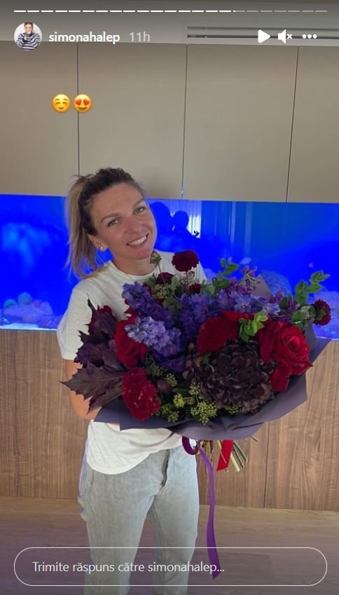 Ion Țiriac, deranjat de Simona Halep! :) Ce moment caraghios s-a întâmplat după ce miliardarul i-a făcut Simonei un tort personalizat de ziua sa_5