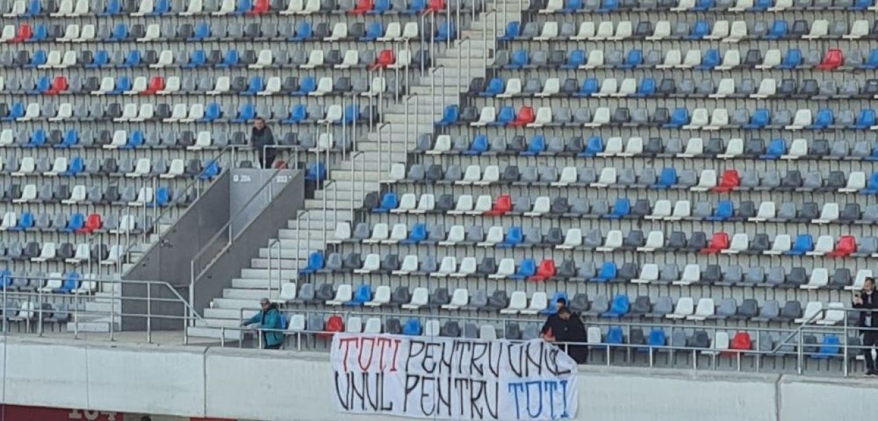Fanii Stelei s-au ținut de cuvânt! Motivul pentru care tribunele au fost goale pe stadionul din Ghencea _4