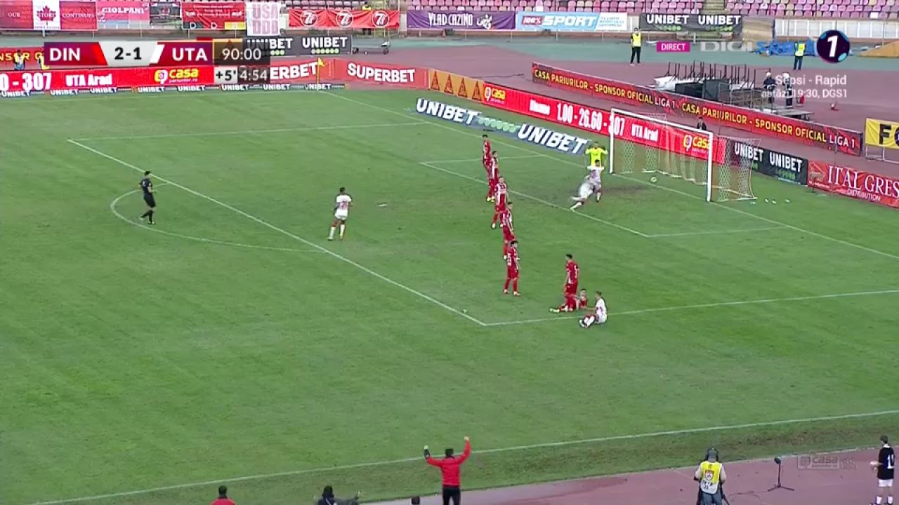 UTA Arad, egal cu Dinamo obținut în ultimele secunde. Dubla lui Miculescu strică sărbătoarea din Ștefan cel Mare _17