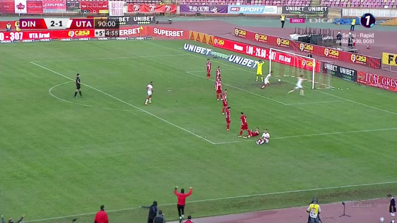 UTA Arad, egal cu Dinamo obținut în ultimele secunde. Dubla lui Miculescu strică sărbătoarea din Ștefan cel Mare _18
