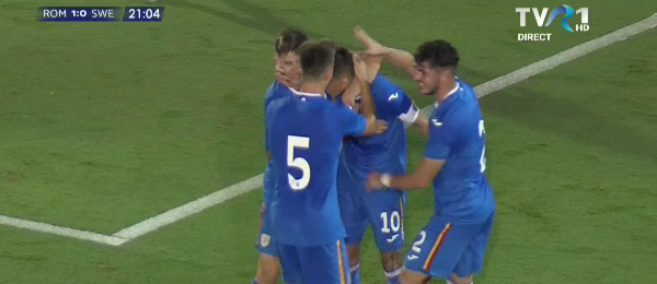 România U21 - Suedia U20 1-0 | Execuția lui Cîmpanu îi aduce prima victorie lui Bratu la naționala mică _13