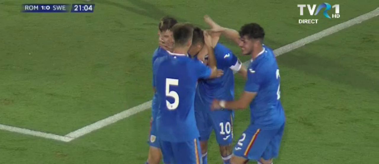 România U21 - Suedia U20 1-0 | Execuția lui Cîmpanu îi aduce prima victorie lui Bratu la naționala mică _13