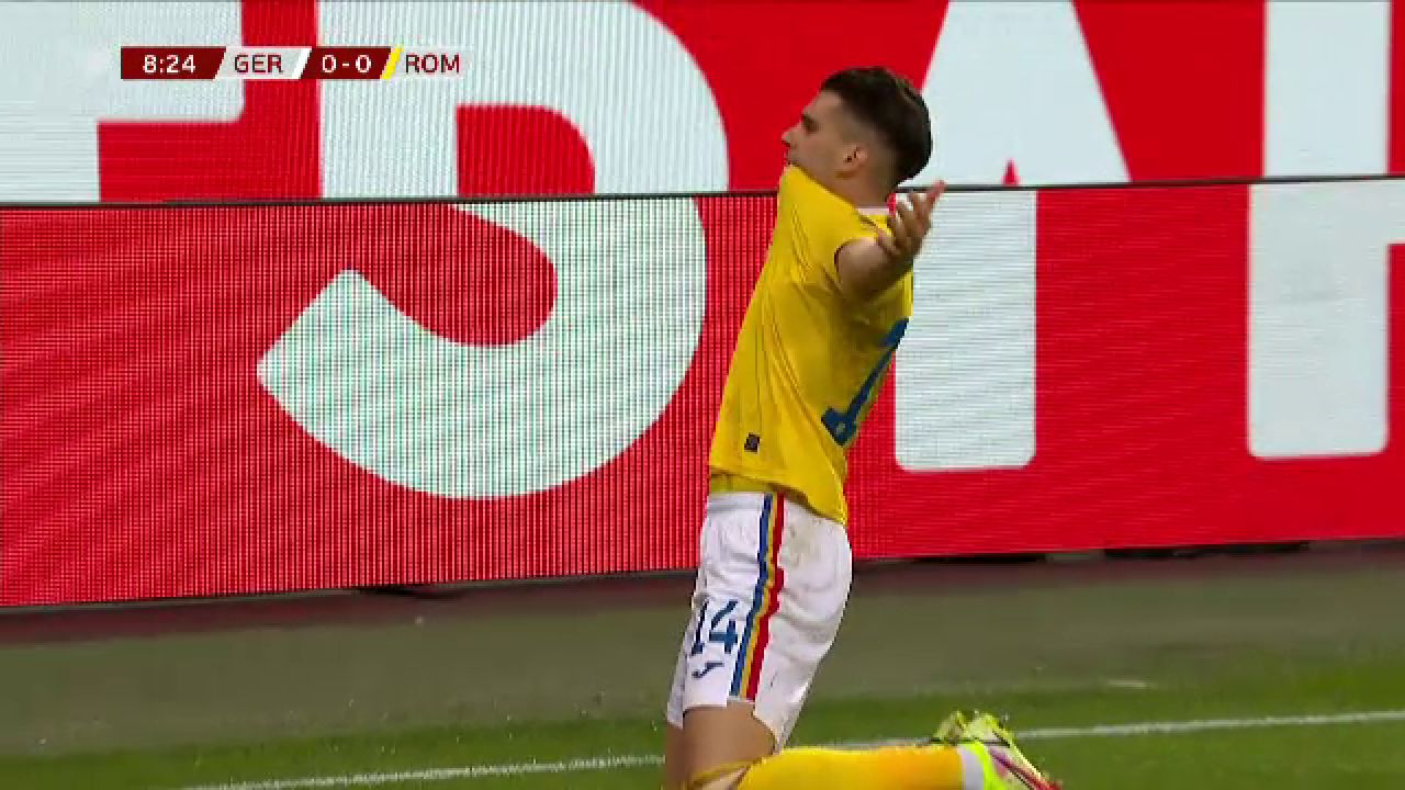 Pe urmele tatălui său! Faza impresionantă cu care Ianis Hagi a lăsat fără replică apărarea Germaniei _2