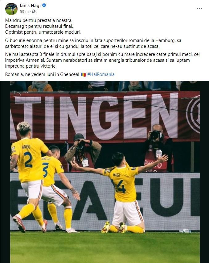 „România, ne vedem în Ghencea!” Mesajul lui Ianis Hagi pentru fanii români înainte de 'finala' cu Armenia _5