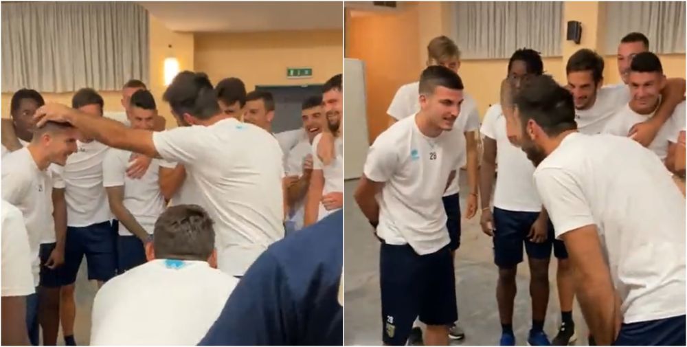 Mihăilă vs Buffon, în cel mai tare duel de 'piatră, hârtie, foarfece'! Imagini de senzație din vestiarul Parmei! Cine a câștigat_1