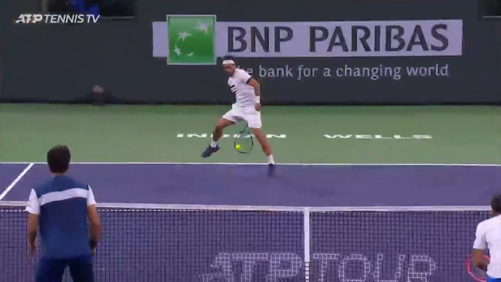 Ăsta nu e tenis, ci sportul extratereștrilor! Punct ireal jucat &icirc;n sferturile probei de dublu de la Indian Wells