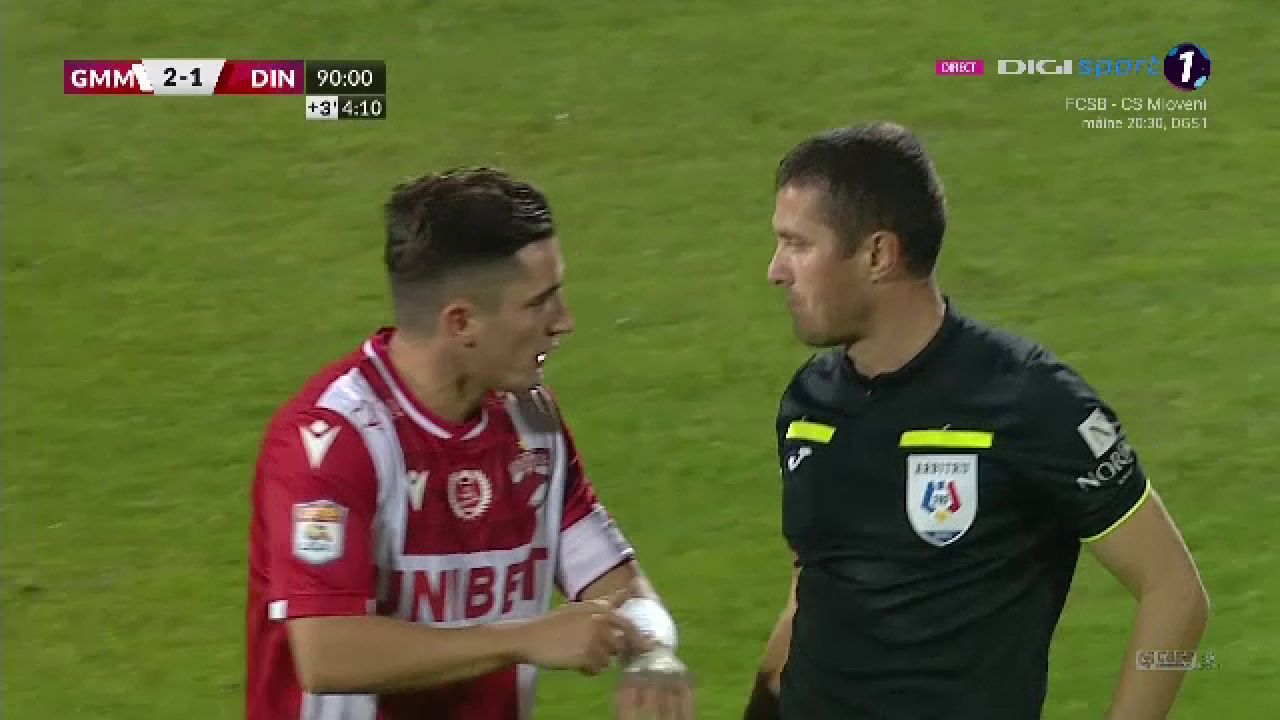 Gest incredibil făcut de Steliano Filip la finalul meciului cu Mediaș! S-a dus direct la arbitru_7