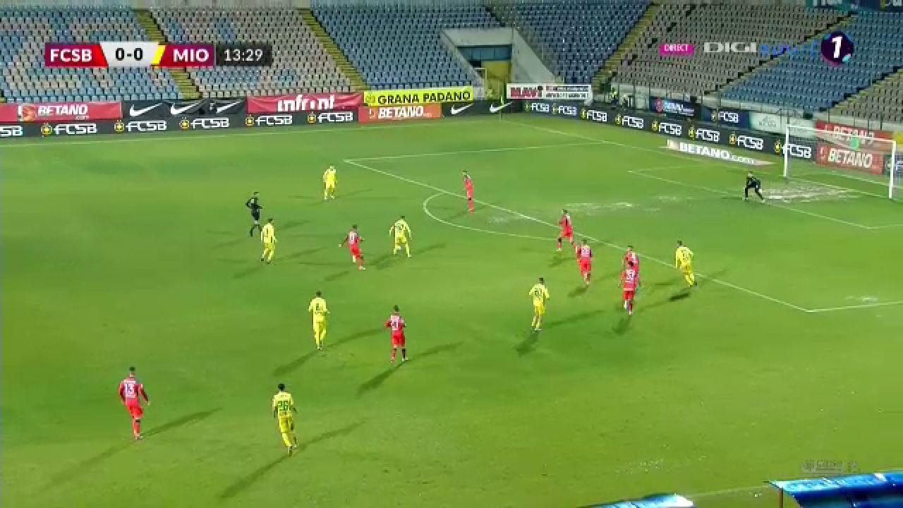 FCSB - CS Mioveni 3-0 | Fără Iordănescu pe bancă, FCSB obține a cincea victorie consecutivă și urcă pe locul doi _6