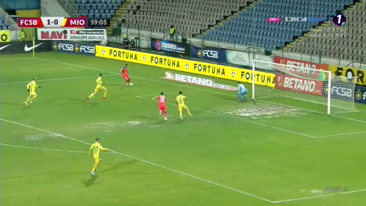 FCSB - CS Mioveni 3-0 | Fără Iordănescu pe bancă, FCSB obține a cincea victorie consecutivă și urcă pe locul doi _17