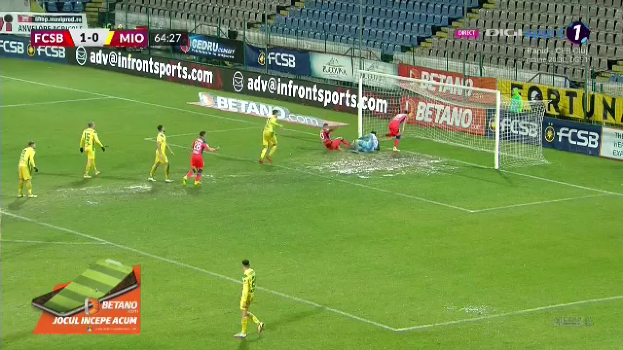 FCSB - CS Mioveni 3-0 | Fără Iordănescu pe bancă, FCSB obține a cincea victorie consecutivă și urcă pe locul doi _22